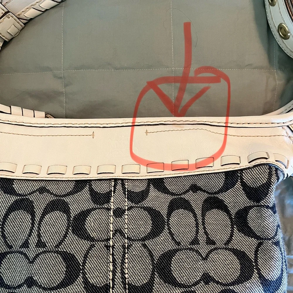 Coach Bleeker trim denim bucket bag - Picture 11 of 11